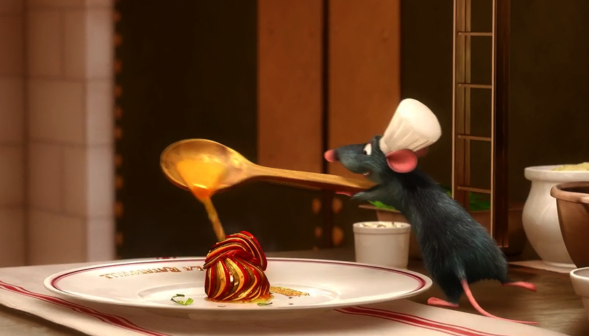 ratatouille 2 - rat preparing a dish