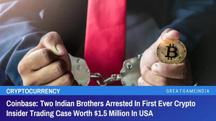 The first cryptocurrency insider trading scheme, in which two Indian brothers and their Indian American friend made illicit profits totaling over a million dollars, has been charged in the US. Both Sameer Ramani, 33, and Ishan Wahi, 32, are citizens of India and reside in Seattle, while Nikhil Wahi, 26, resides in Houston. Federal Bureau of Investigation Assistant Director-in-Charge Michael J. Driscoll and United States Attorney Damian Williams announced the arrests on Thursday, Indictment against the Wahi brothers and Ramani for wire fraud conspiracy and wire fraud was unsealed in connection with an insider trading scheme by using Coinbase information about crypto assets that were slated to be listed on Coinbase's exchanges to commit insider trading in cryptocurrency assets. Additionally, the SEC charged the three men with insider trading. United States District Court for the Western District of Washington will hear the case against the Wahi brothers. They were arrested in Seattle on Thursday morning. It appears Ramani is currently in India, according to the SEC complaint. Ishan Wahi and Ramani attended the University of Texas at Austin together, and they remain close friends today. Prosecutors said that the defendants made illegal trades in at least 25 different crypto assets and realized approximately USD 1.5 million in ill-gotten gains as a result of the cryptocurrency insider trading tipping scheme. Web3 is not a lawless zone, as today's charges illustrate. Today I announce the first ever insider trading case involving cryptocurrency markets. Last month, I announced the first ever insider trading case involving NFTs. Regardless of whether the fraud occurs on the blockchain or on Wall Street, the message is clear: fraud is fraud. In addition, Williams said, the Southern District of New York will remain relentless in prosecuting fraudsters, wherever they may be found. The charges against Ishan Wahi carry a maximum sentence of 20 years for each count of wire fraud conspiracy and wire fraud. Additionally, Nikhil Wahi and Ramani face charges of wire fraud conspiracy and wire fraud, each punishable by 20 years in prison. This report may only have had its headline and picture reworked by the Business Standard staff; the rest is autogenerated from a syndicated feed. Related Posts The Federal Reserve announced Thursday it will impose new rules on banks and financial institutions to prevent money laundering related to cryptocurrencies like Bitcoin. The move follows similar moves by regulators around the world. In addition to requiring banks to report suspicious transactions, the Fed says it will require those institutions to verify the identities of customers involved in such activity. The Fed says it plans to develop a list of "high risk" cryptocurrency businesses and individuals to help identify criminal activity. The agency will also begin tracking how much cash flows into and out of crypto exchanges. The announcement comes after the U.S. Treasury Department last week issued guidance to financial institutions regarding their obligations under anti-money laundering laws when dealing with virtual currencies. The Financial Crimes Enforcement Network (FinCEN) has been working with other agencies to combat money laundering and terrorist financing through digital currency since 2014. Bitcoin prices are down more than 50 percent this year, but the number of people using the leading cryptocurrency has grown significantly over the past few months. Bitcoin was trading at $9,876.50 per coin on Wednesday afternoon, according to CoinMarketCap.com. That represents a drop of nearly 60 percent from the all-time high of $19,783.30 set on Jan. 4. The price of bitcoin fell below $10,000 earlier this week for the first time since November 2017. A federal judge sentenced an Indian man who pleaded guilty to running a multimillion dollar cryptocurrency scam to five years in prison. U.S. District Judge Paul A. Engelmayer handed down the sentence Friday morning in Manhattan federal court. Ishan Malsawmtluanga, 35, was arrested in March 2018 following an investigation by the FBI and IRS agents. He admitted that he ran a Ponzi scheme called "BitConnect." Malsawmtluanga told investors that BitConnect would generate returns of up to 10% daily, but instead used investor funds to pay himself and others. He also lied about his background and claimed to work for the Central Bank of India.