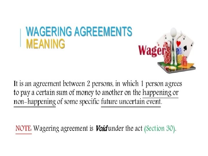 Types of Wagers