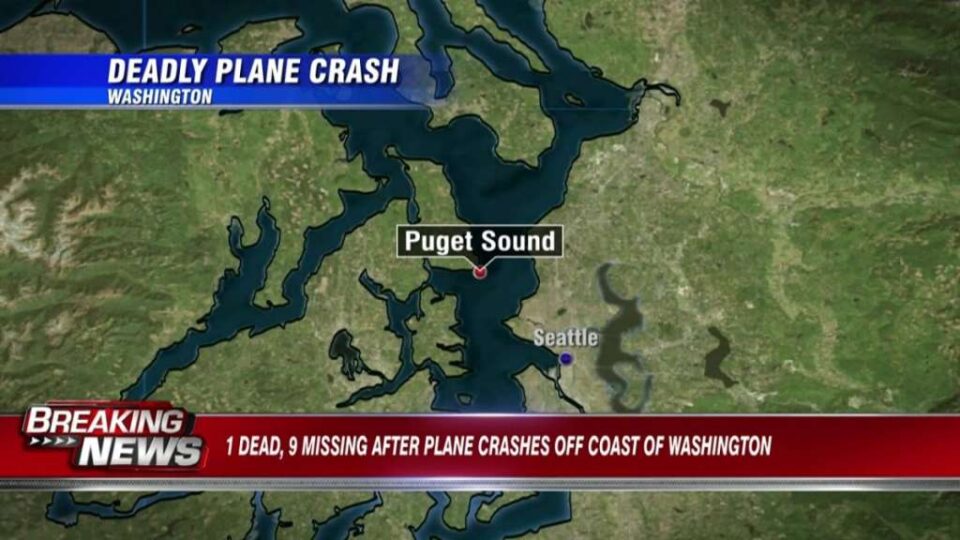 US: One dead, nine missing after plane crashes in Washington