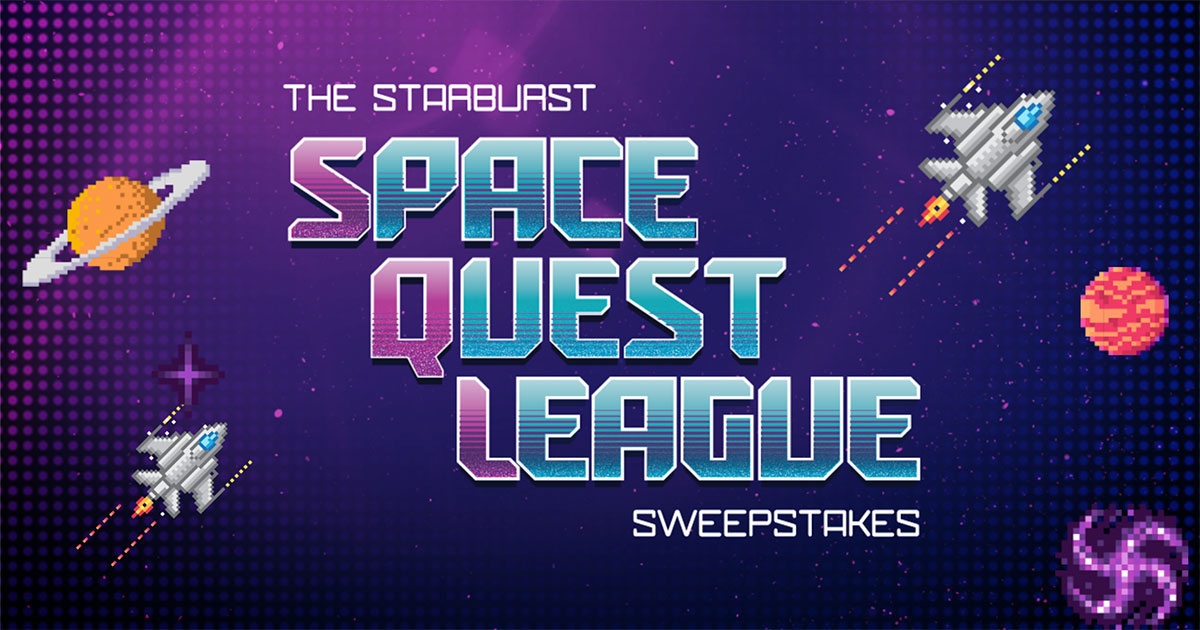 How to play Starburst Space Quest League Sweepstakes